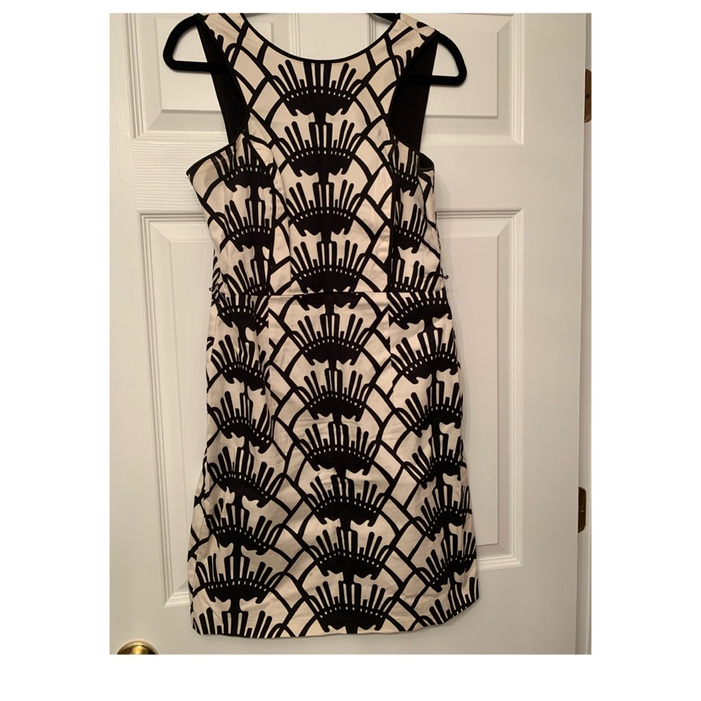 Donna Morgan white and black dress
